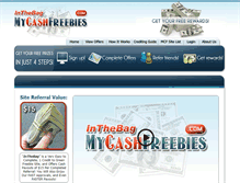 Tablet Screenshot of inthebag.mycashfreebies.com