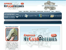 Tablet Screenshot of express.mycashfreebies.com